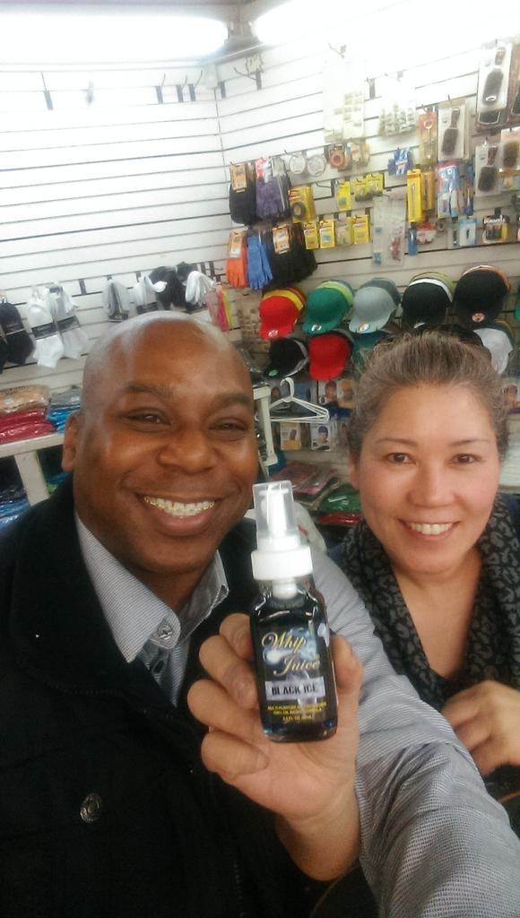 WhipJuice's tweet photo. Another satisfied C-store owner from the sales of Whipjuice. "BlackIce" is her best seller! http://t.co/mihgzxf0Ns