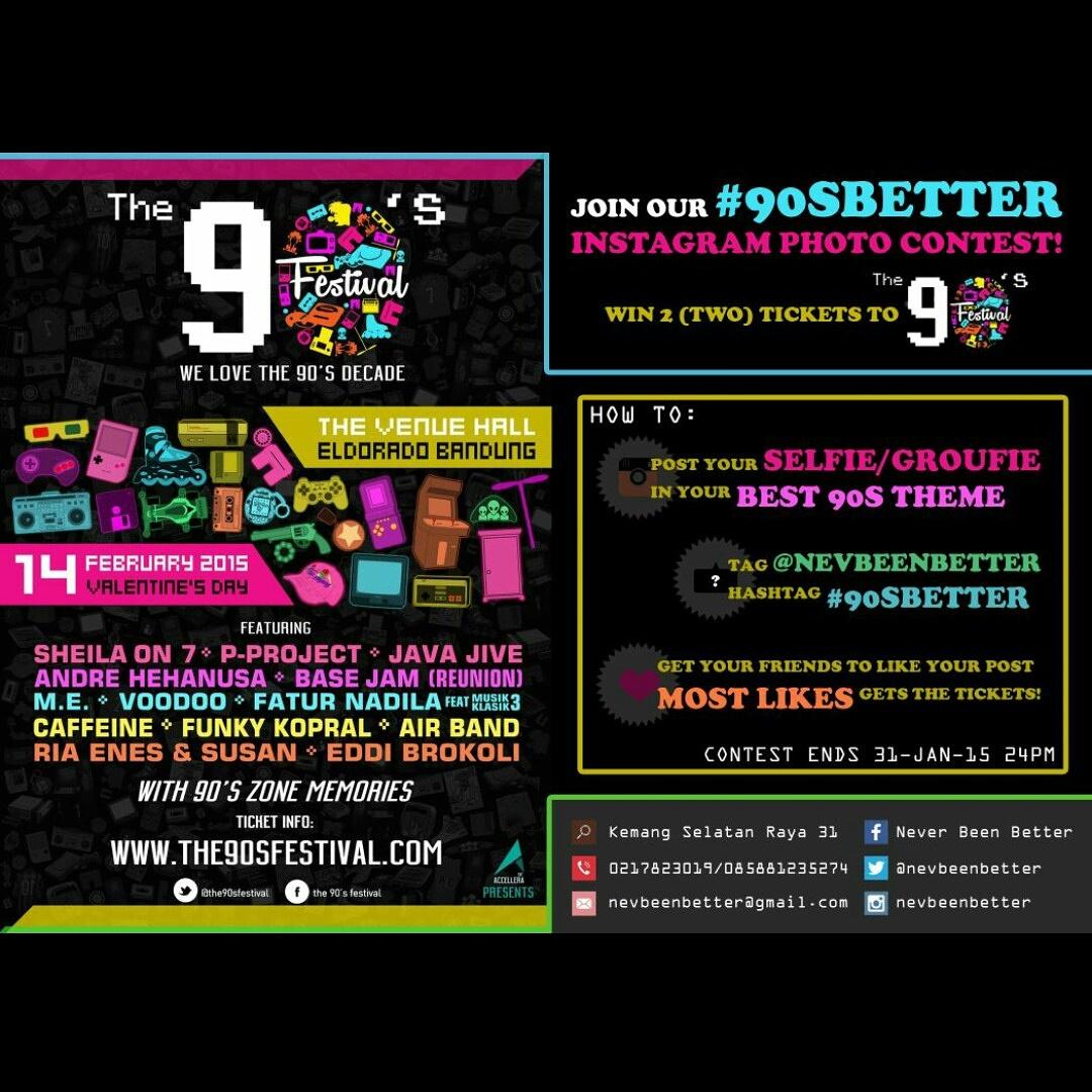 Join our #90sBetter Instagram Photo Competition to win 2 tickets to <a href="/the90sfestival/">The 90's Festival</a>! Check our IG for more info!