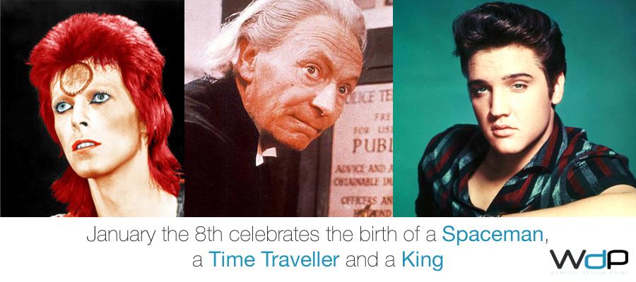 WDPStudio's tweet photo. Today marks the birthdays of a Time Traveler, a Spaceman &amp; a King! Happy Birthday #DoctorWho http://t.co/JFYVWr4lew