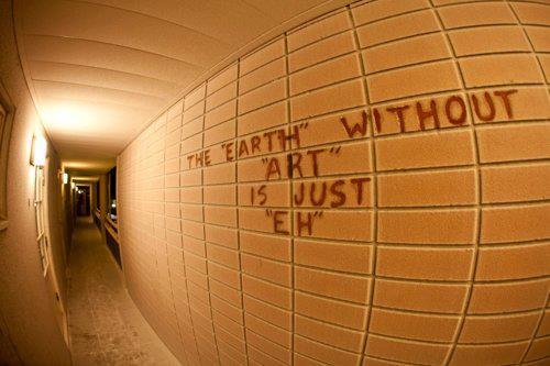 charliesaidthat's tweet photo. The Earth without Art is just 'Eh'. #streetart #JeSuisCharlie http://t.co/72XpFM2kOn