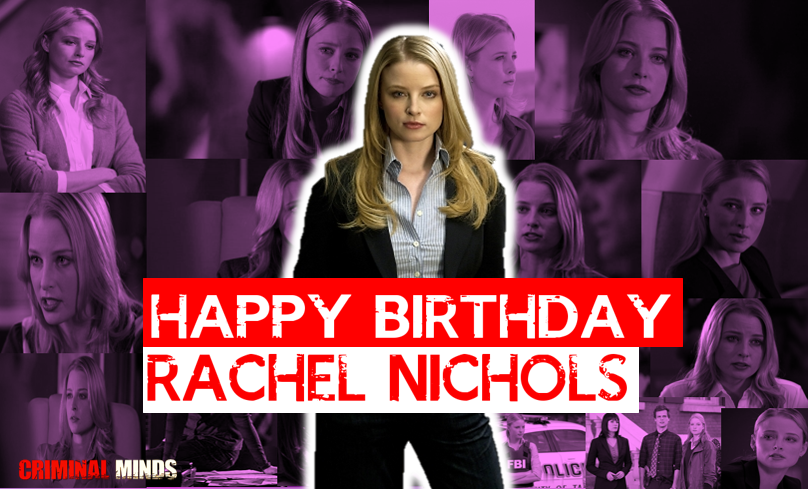 A Happy Birthday to Agent Ashley Seaver, Rachel Nichols! Hope you have a wonderful day. 