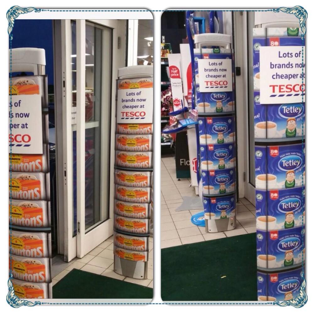 5400Express's tweet photo. Lower prices now at Tesco on everyday brands #happycustomers @jeanie_hughes @ziggyhamer http://t.co/RgOefeues6