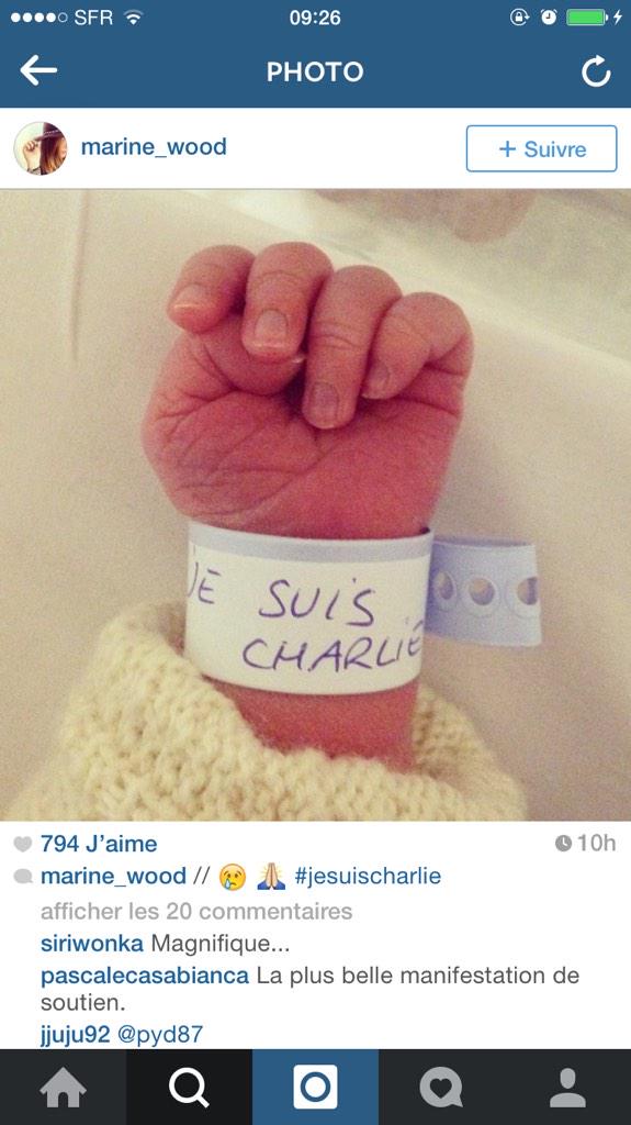 Micbloch's tweet image. Poignant. instagram.com/p/xkfJ6MnZ6D/ #JeSuisCharlie