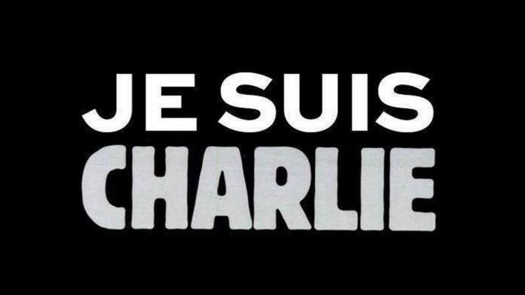 dgarnhem's tweet photo. De redactie van De Gelderlander legt om 11.00 uur het werk een minuut neer. #JeSuisCharlie http://t.co/Oa1S1EHttn