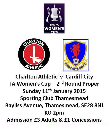 This Sunday our first team are away to <a href="/CAFCWomen/">Charlton Athletic Women</a> in the 2nd round of the FA Cup! @FA_WPL