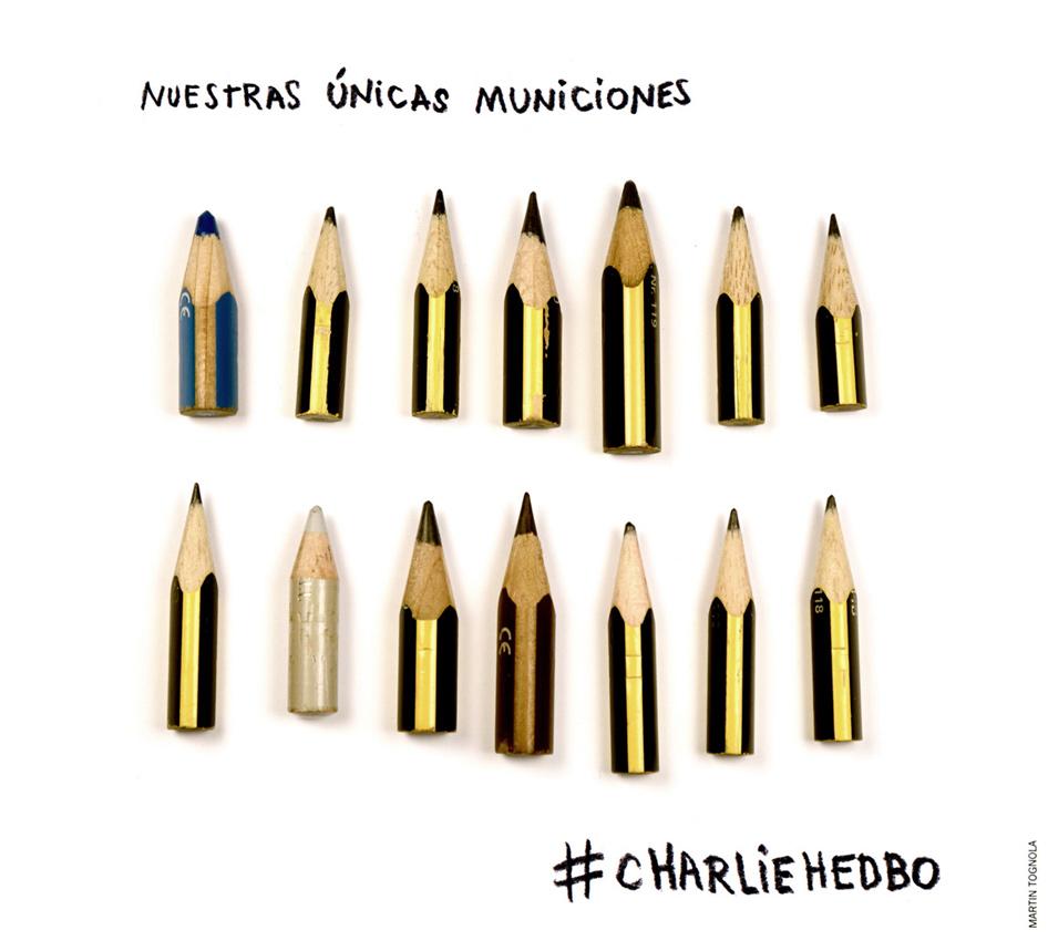 martintognola's tweet photo. #CherlieHedbo
#jesuischarlie
#FreedomToDraw http://t.co/tlfgfkwRZn