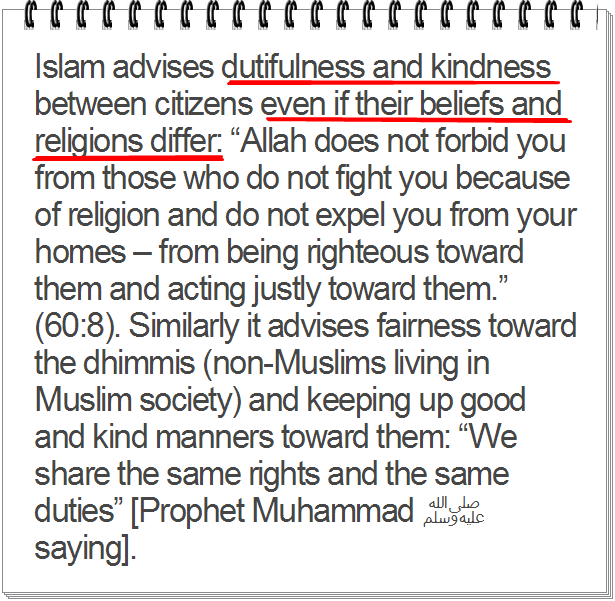 Geniustechw's tweet photo. #Islam advises dutifulness and kindness between citizens even if their beliefs and religions differ
#CharlieHebdo http://t.co/DU7OsQclKd