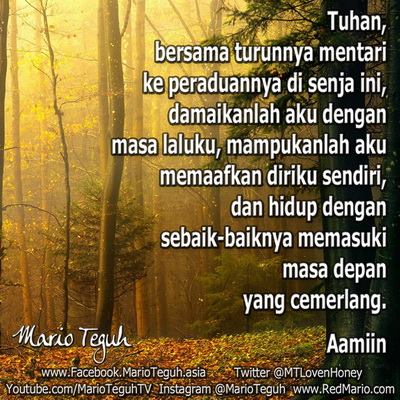 marioteguh's tweet image. Katakanlah Aamiin atau Retweet, jika DOA SENJA ini adalah doa Anda juga. Love you!