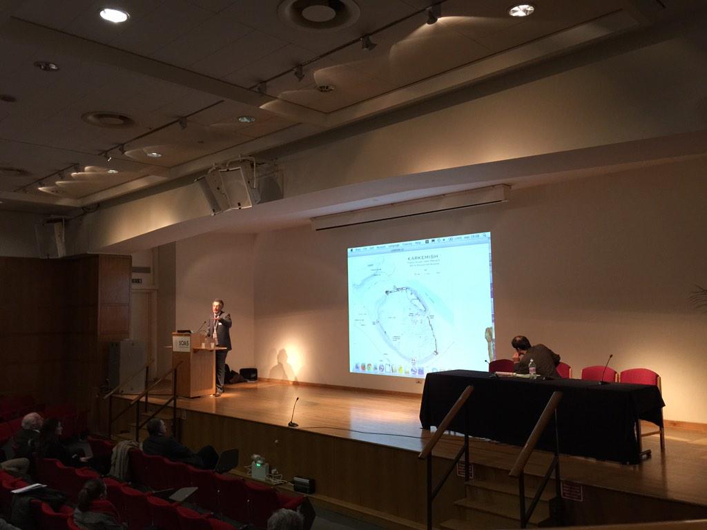 #BANEA2015  keynote lecture on Karkenish