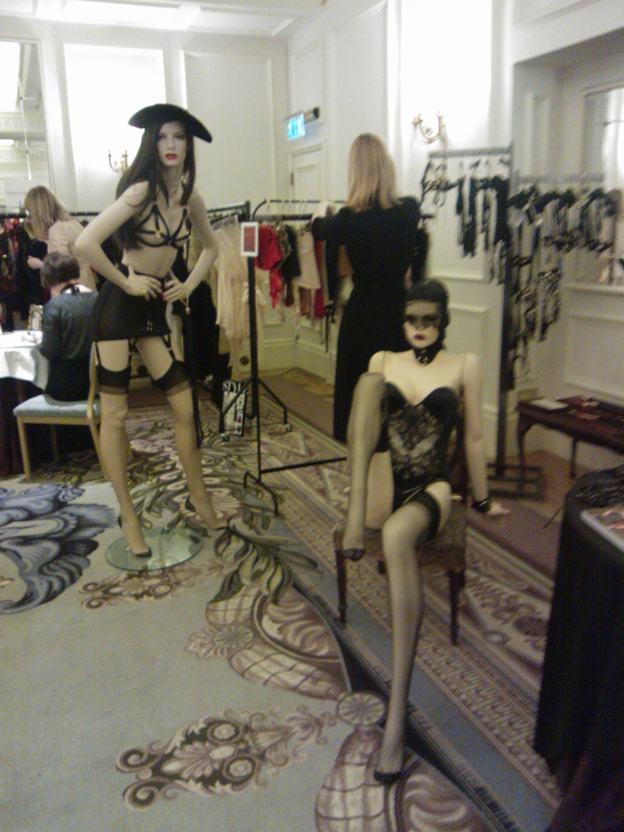 Sian Hoffman and The Model Traitor at The lingerie Edit.