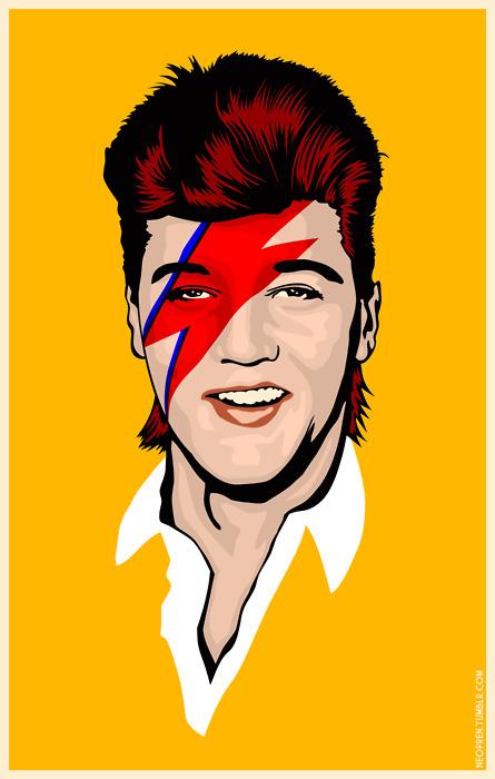 Happy birthday to david bowie and elvis! 