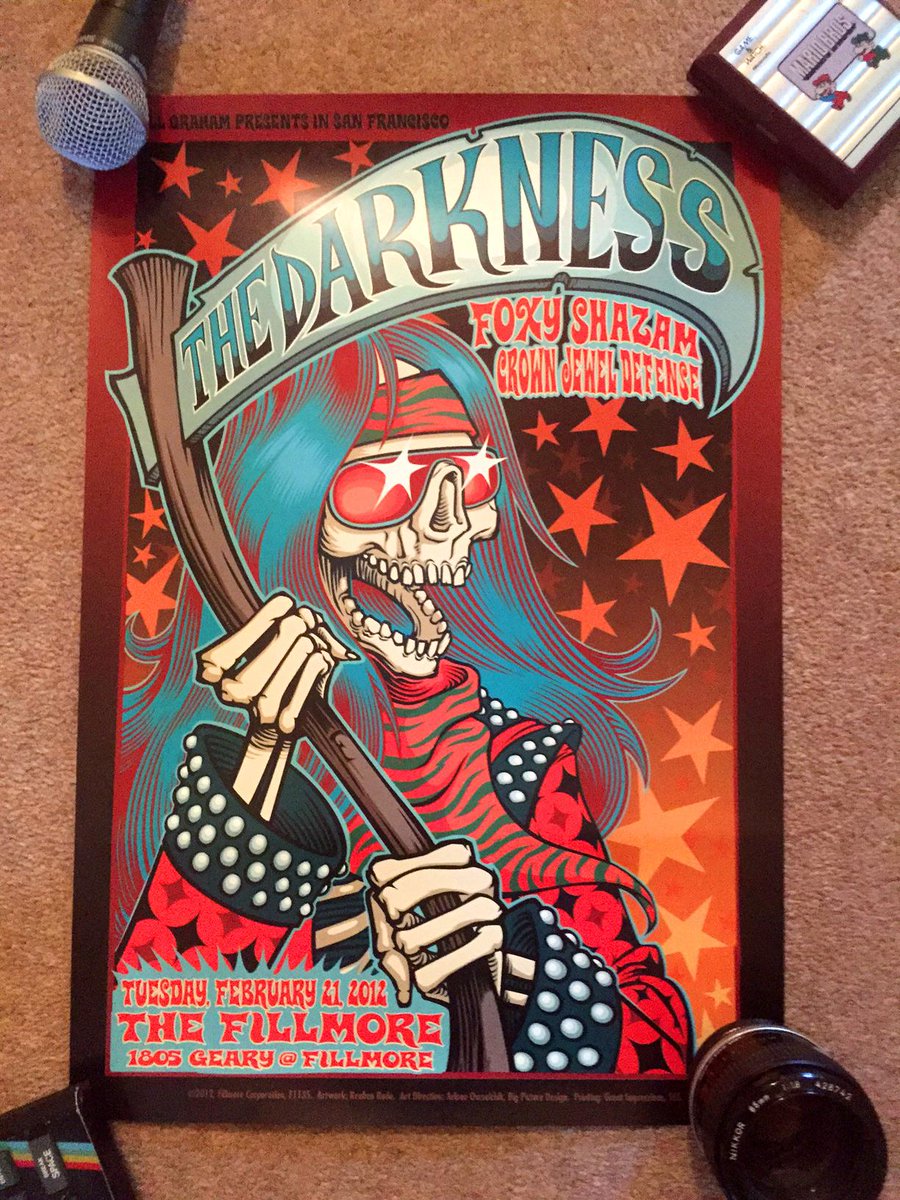 thedarkness's tweet image. Get your hands on our poster mutha luckers: just retweet to win this here lovely thing: