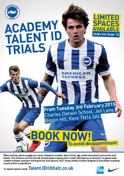 BRIGHTON ACADEMY TRIALS