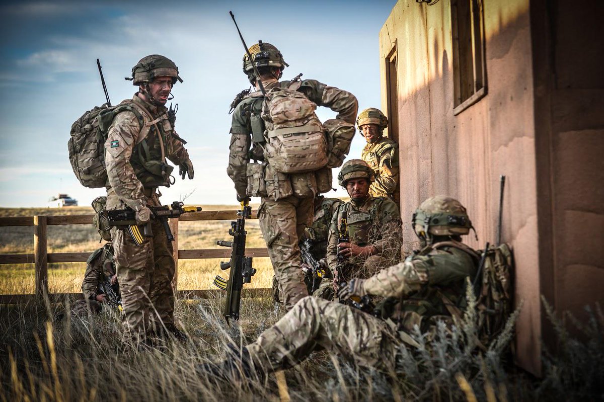 Troops at the #BritishArmyTrainingArea #Suffield #BATUS #inCanada the Army’...