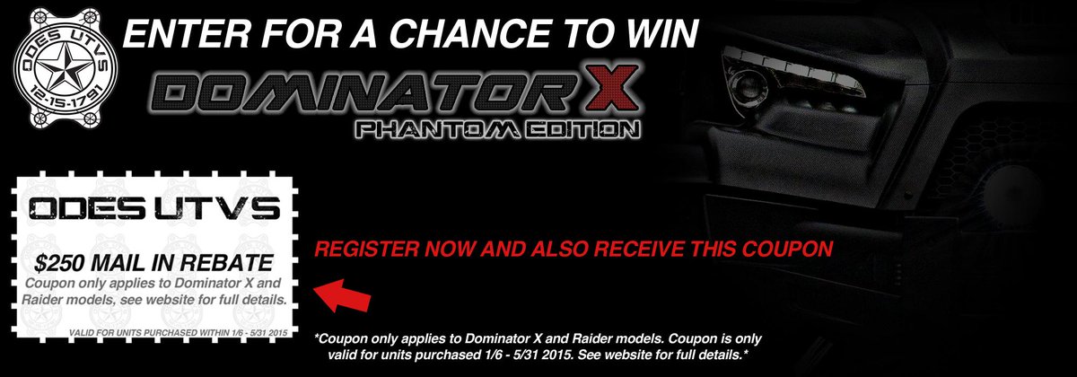 odesutvs's tweet photo. Enter For A Chance to Win a New Dominator X!! Go to https://t.co/nB4wBOQp65 and Enter Now! #odesutvs http://t.co/5gPvRUT9Hv