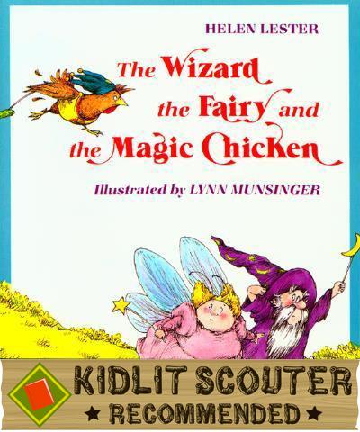 KidlitScouter's tweet photo. THE WIZARD, THE FAIRY, &amp; THE MAGIC CHICKEN- Theme: Cooperation. Keep this silly bk in yr bag for emergency storytime! http://t.co/TnwkQoSFGE