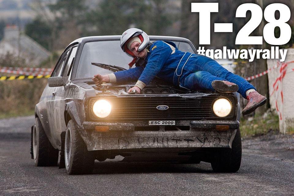 GalwayIntRally's tweet photo. 28 days to go!

@HowlettRallying &amp; Leo Tector had an unusual way of finishing the 2010 #galwayrally #nevergiveup http://t.co/vp4JUwXr8j