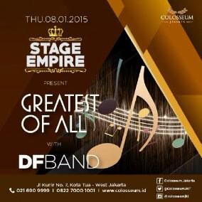 DFBAND180's tweet photo. DF Band will perform @ColosseumJK now on 10.00 PM bring "Greatest Of All" theme come to see us and lets fun tonight.. http://t.co/urZdt18Urx