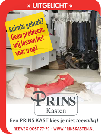 Bij  Prins Kasten een complete kast op maat gemaakt,  200 cm br x 280 cm hg nu vanaf € 699,- (op vertoon van uw PAS)