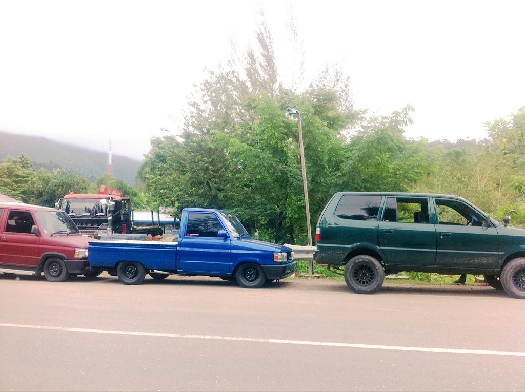 konvoi #10thnTsunami setelah acara Doa bersama dan santunan anak yatim korban Tsunami di Lampuuk. Minggu/28-12-2014