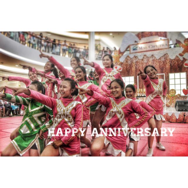 Happy Anniversary <a href="/SixxersCheers/">Sιxxers☀</a> semoga makin sukses cheerleadingnya dan tetap kompak.let's fight