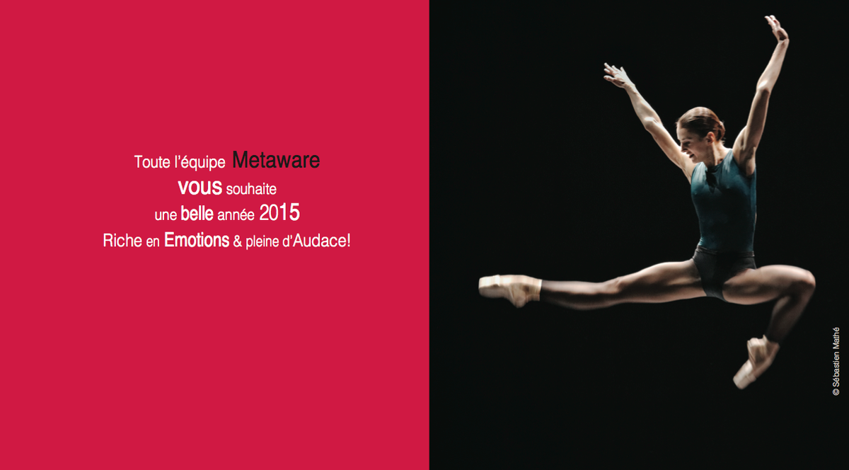 metaware's tweet photo. Toute l'équipe #metaware vous souhaite une belle année 
riche en émotions et pleine d'Audace! http://t.co/lpCif7Pie3 http://t.co/cPNvRB19zs