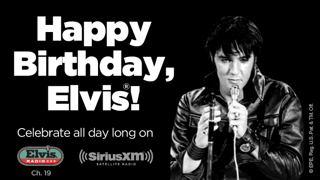 SIRIUSXM's tweet photo. Happy birthday Elvis! @ElvisPresley http://t.co/n906zmyg7j