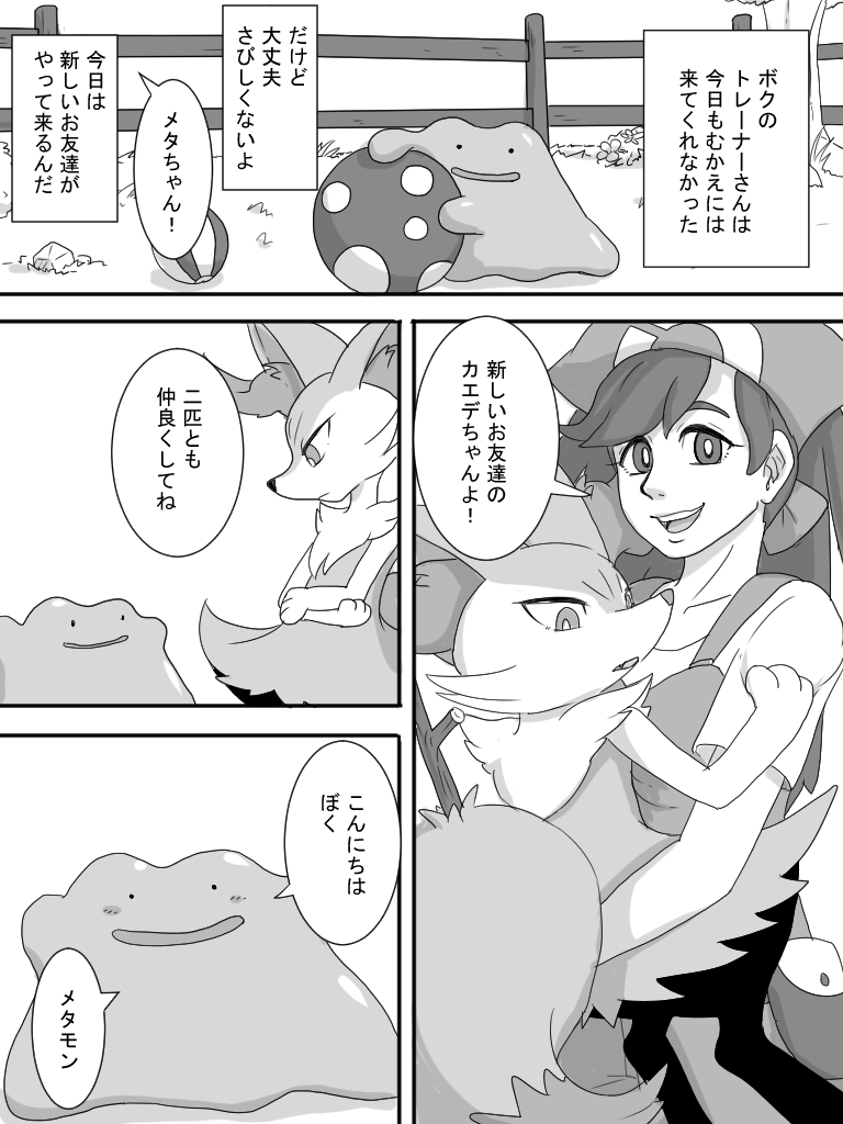 「メタモンのはなし」の途中。その1 