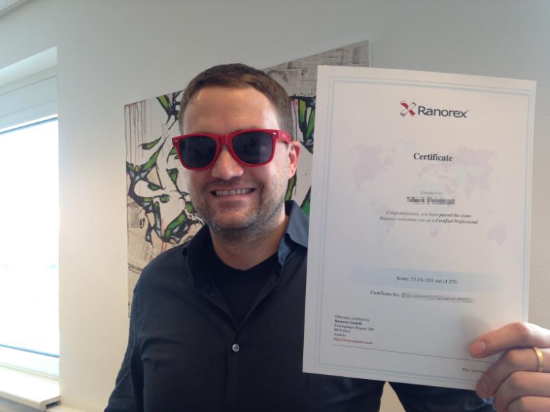 Ranorex's tweet photo. Congratulations to @Ranorex Certified Pro Mark. Show us YOUR awesomeness &amp; twitter your #ranorexcertification pic http://t.co/a9DFt9KPH0