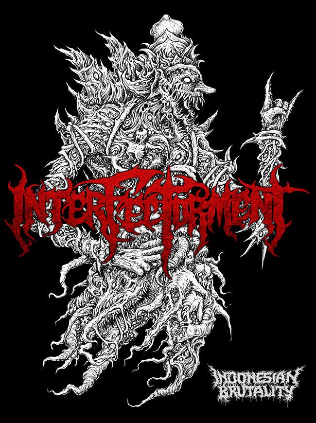 Here we let you know the artwork for the first edition of Indonesian Brutality series Tshirt with <a href="/INTERFECTORMENT/">Interfectorment</a>