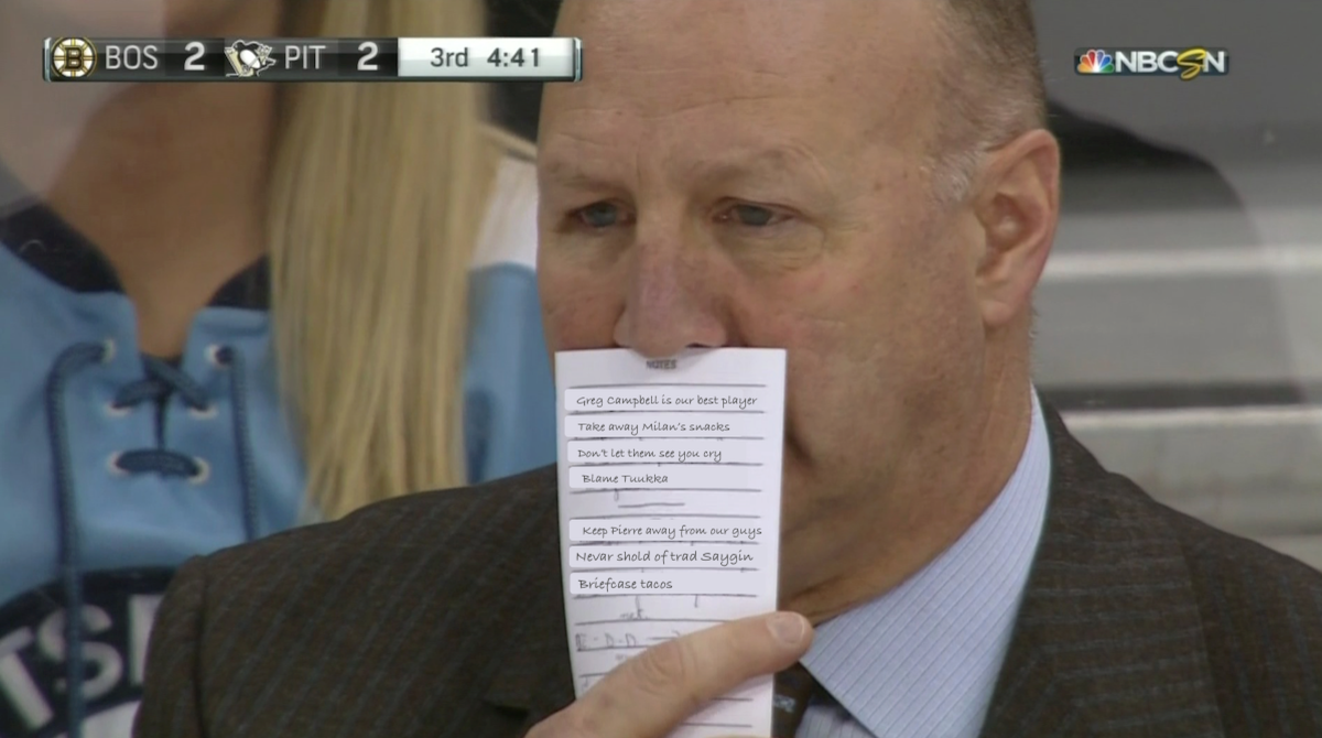 DOY GAMEDAY: 42. New Jersey Devils at Boston Brrrrrrrrrrrrr-uins.