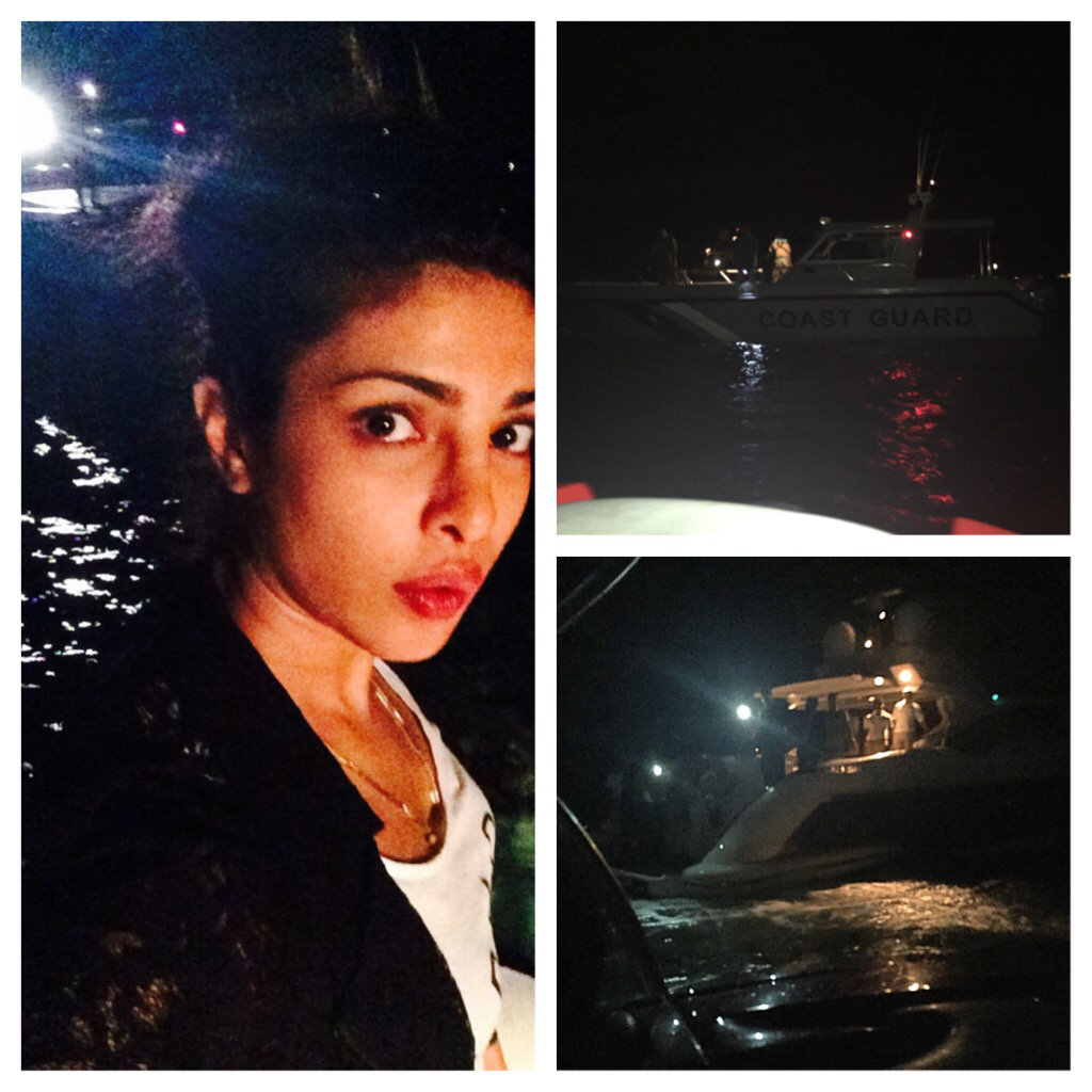 priyankachopra's tweet photo. Rescue operation!!! Phew! Finally made it to the hotel! Which is stunning! Thank u coast Guard! #MaldivesAdventure http://t.co/z5018qoFQ8