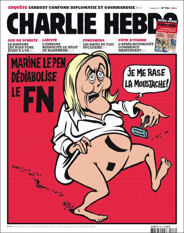 Ecre_Linf's tweet photo. Je sais pas pourquoi mais je pense que Charlie n'aurait pas voulu du FN à la manif... http://t.co/81BJcqgkZl