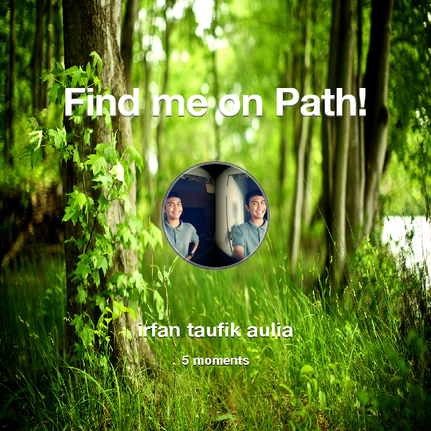 IrfanTaufik's tweet photo. Find me on #Path now! Go to: http://t.co/8lzyPpa4oR! #thepersonalnetwork http://t.co/6nX0oSKqmh