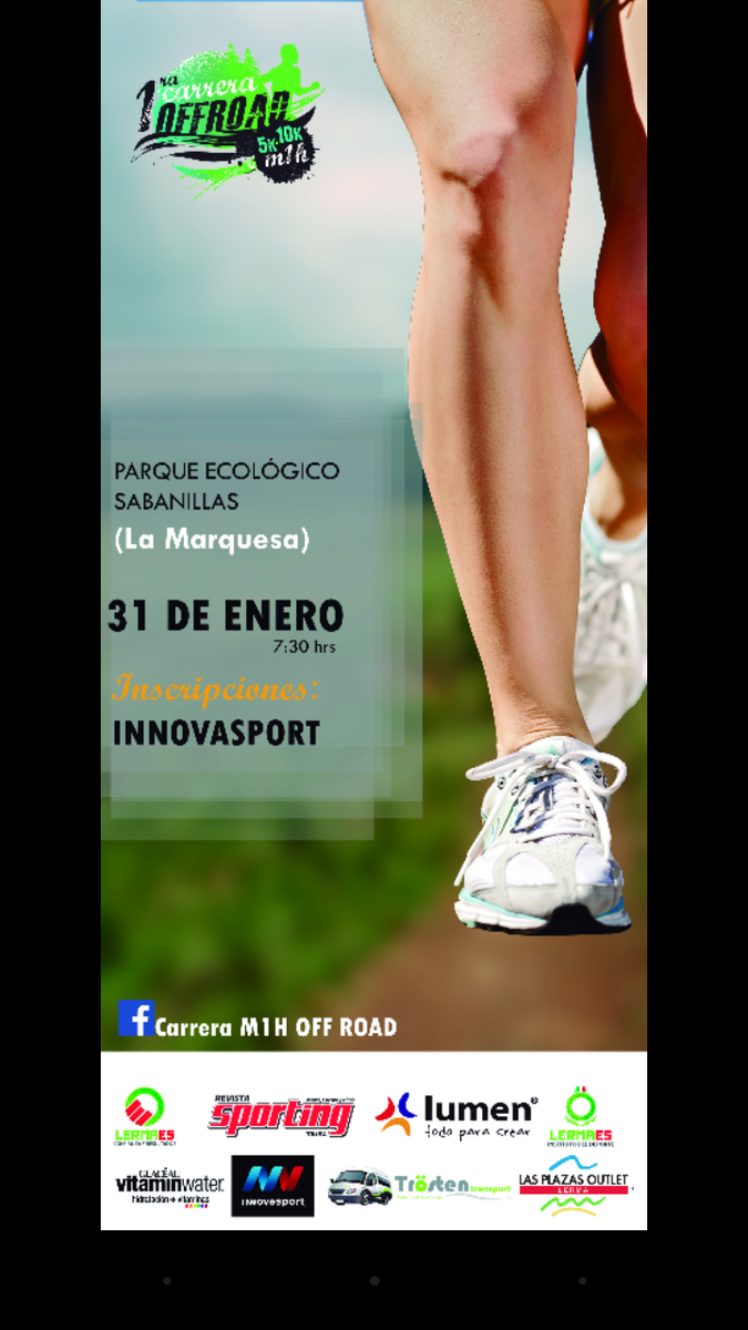 Este 31 de enero corre la 1era carrera campo traviesa en la Marquesa, con 5 o 10 Km la fundación construirá 3 casas.