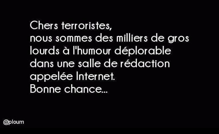 lou_bvlt's tweet image. "[...] Bonne chance... " #JeSuisCharlie