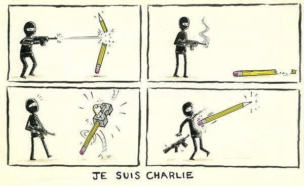 TheePolak's tweet image. Voilà la seule photo qui résumera les jours à venir #JeSuisCharlie