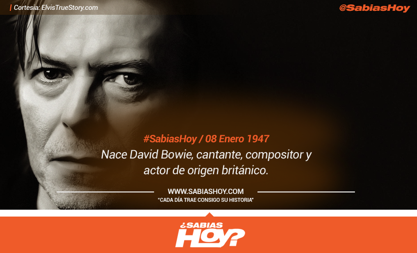 MiniBiografias's tweet photo. #SabiasHoy #08Enero de 1947 nace David Bowie, cantante, compositor y actor británico. I http://t.co/t9A9vFobga