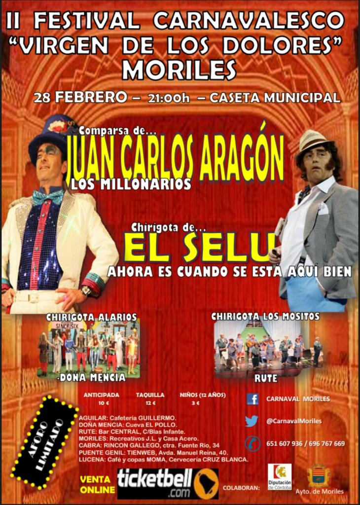 Los_Mocitos's tweet photo. El 28 de Febrero celebra el día de Andalucía con carnaval en Moriles @CordobaCalifato http://t.co/m08Js2BlfN