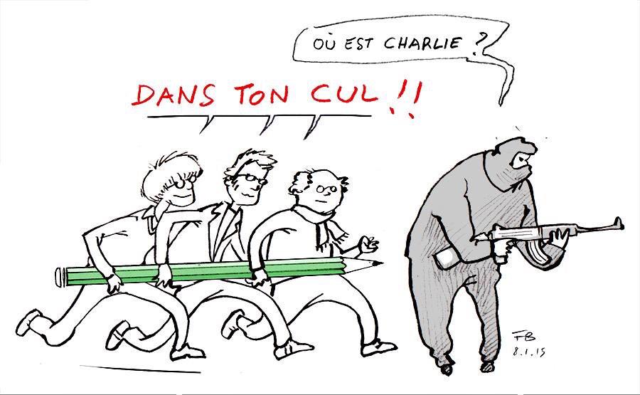 Ce dessin aide à sourire ! #JeSuisCharlie #CharlieHebdo
