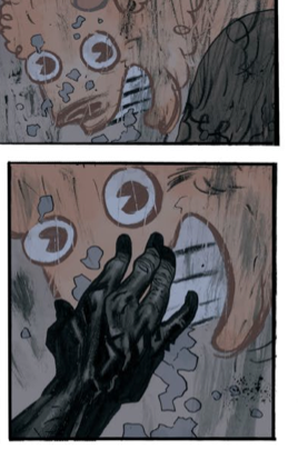 BPRD #127 teaser. Featuring the black hand of cartoon buffalo stroking. 