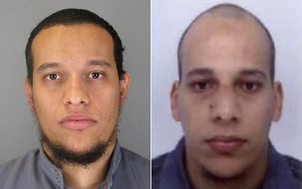 Said and Cherif Kouachi on U.S. terrorism database and on no-fly list