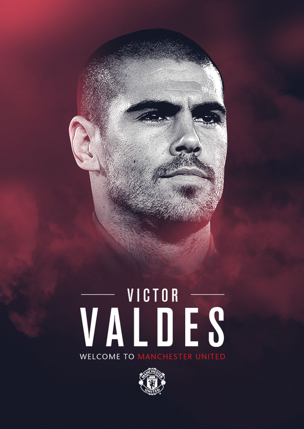 ManUtd_Es's tweet photo. ¡Bienvenido al #mufc, @1victorvaldes! Den retweet para mostrar su apoyo a el nuevo fichaje #WelcomeValdes http://t.co/F1536HSVkh