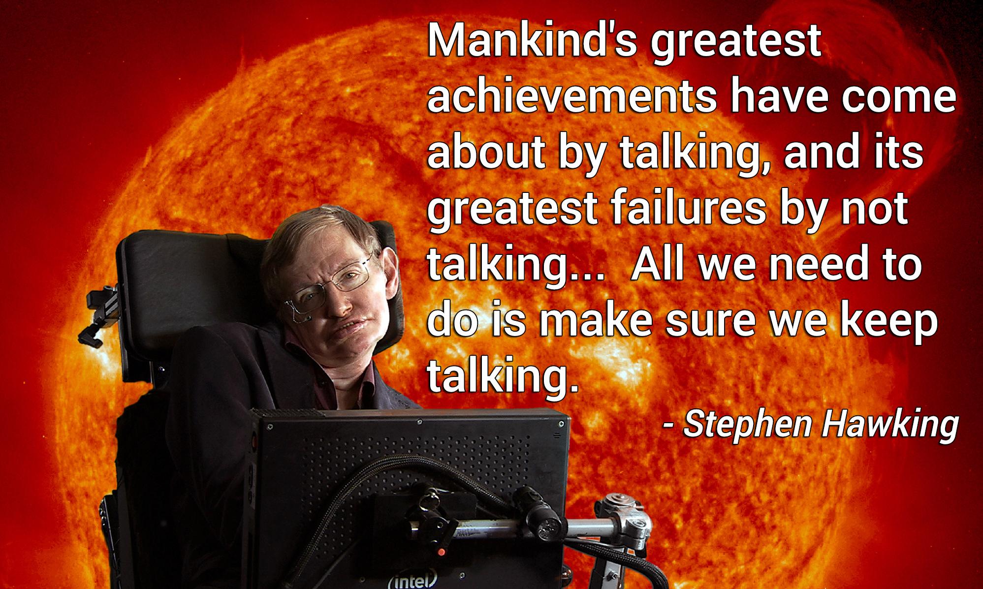 Happy birthday to theoretical physicist & cosmologist, Stephen Hawking, born this day in 1942  
