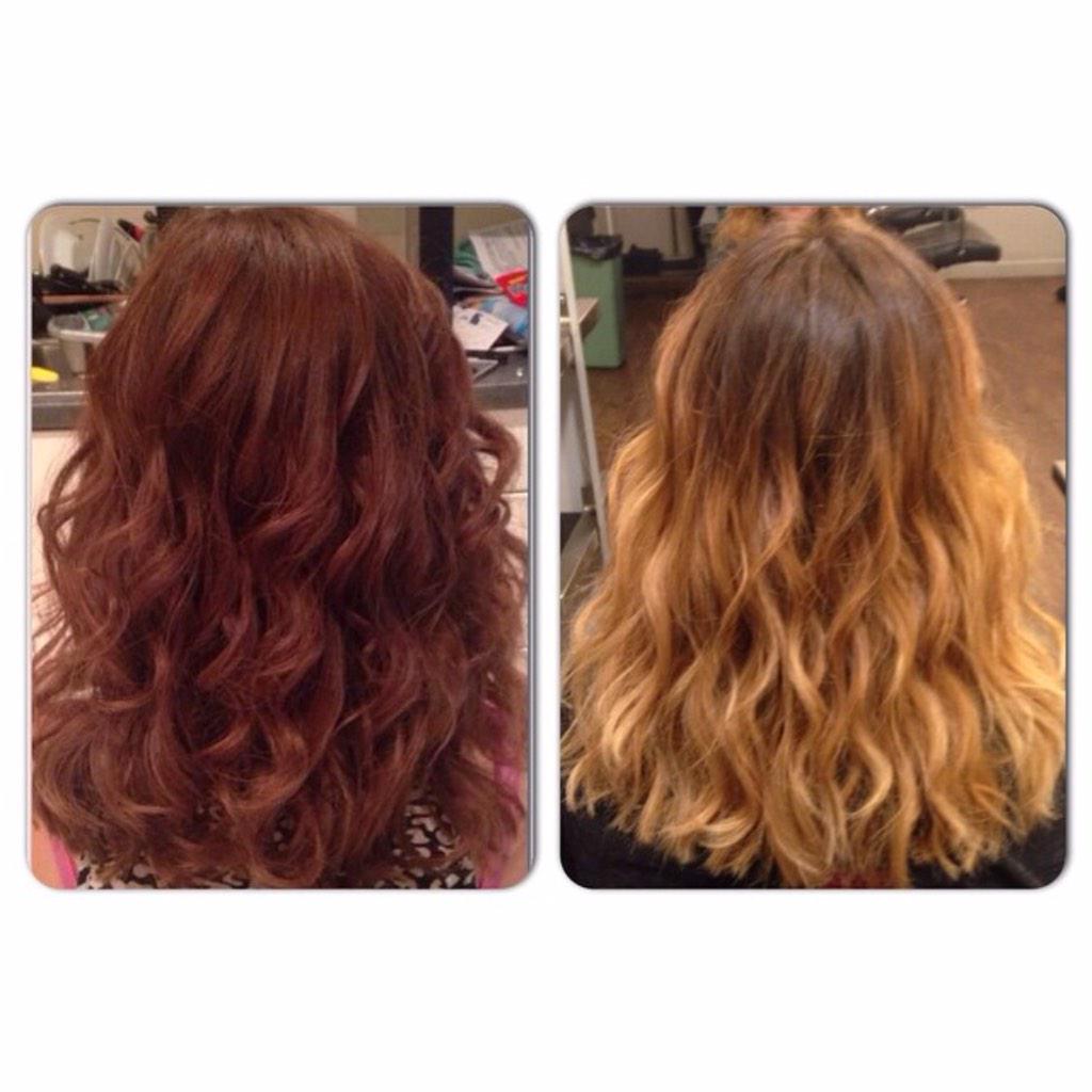 vanillaroomscf's tweet photo. our stylist julianne recently took this dull washed out red and transformed it to a beautiful warm ombré #loveit http://t.co/MGt4OFf0uG