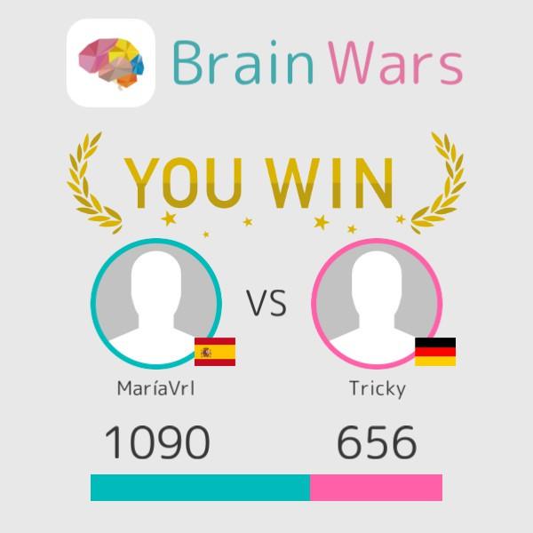 MeryVrl's tweet photo. Yo desafié a Tricky y gané :) Juguemos! #BrainWars
http://t.co/RVxw8lLpNK http://t.co/Wwejm519aZ