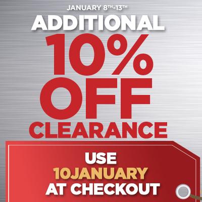 Great Deal! Save an Additional 10% on Clearance, Use 10JANUARY at Checkout at #rawlings bit.ly/1x2jC8z