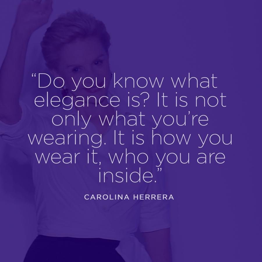 Happy Birthday to the always fabulous and inspiring, Carolina Herrera!  
