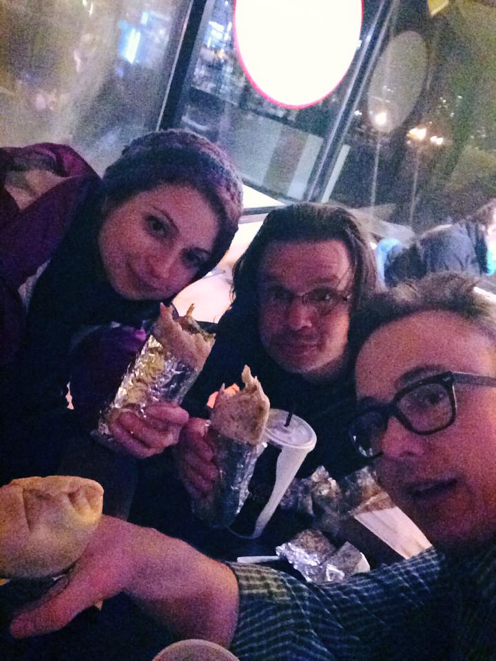 ItsSeriousPro's tweet photo. #TBT This date last year we wrapped production of @Stick_Figures and celebrated with what else? Burritos. #thatsawrap http://t.co/B43VMK7hWy