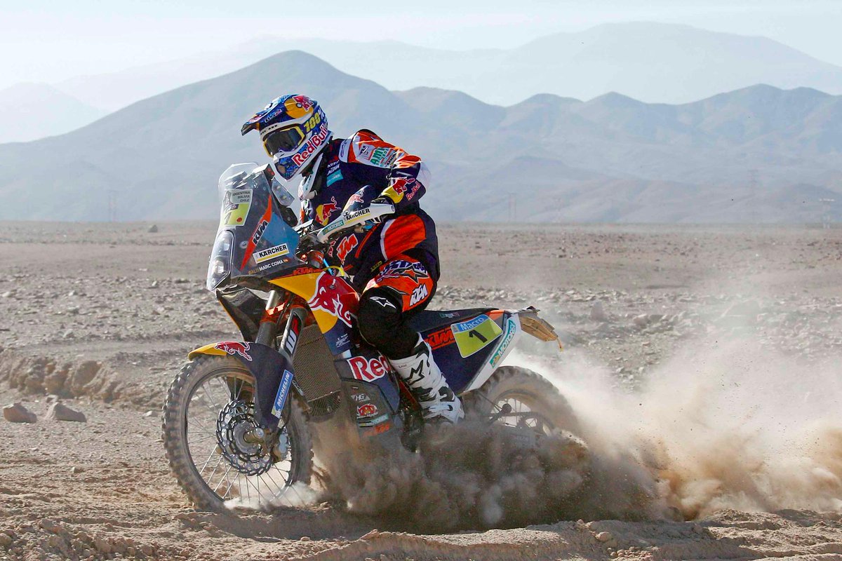 <a href="/marc_coma/">Marc Coma</a>  goes on the charge and takes Stage 5 victory at <a href="/dakar/">DAKAR RALLY</a> . #dakar #redbull #marccoma #ktmracing
